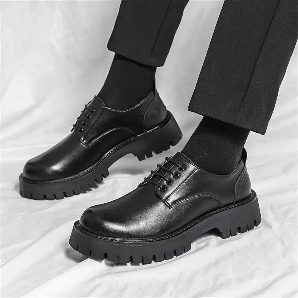 Nonslip Black High-level Sneakers Dress Men's Shoes Dress Shoes For Man Sports Low Prices Global Brands Luxe Cuddly College