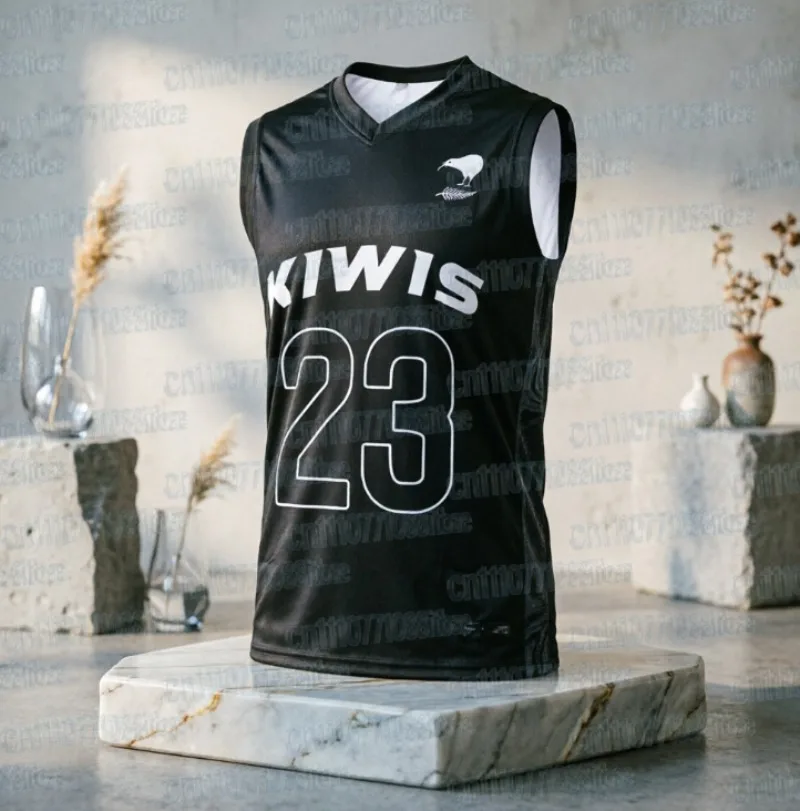 New Zealand Kiwi Clothing 2026 Summer 3D Printed Quick Drying Home Training Suit FamilyMatching Tops Vest Tees