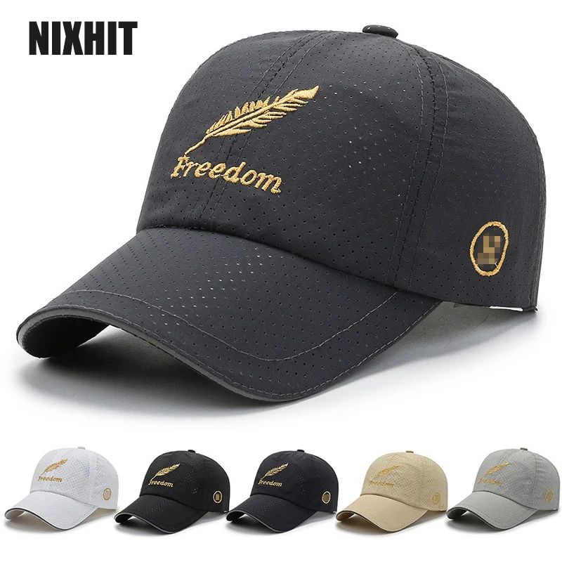 

NIXHIT New Summer Outdoor Sports Breathable Mesh Quick Drying Men Women's Baseball Cap Travel Climbing Runnning Fishing Hat A197