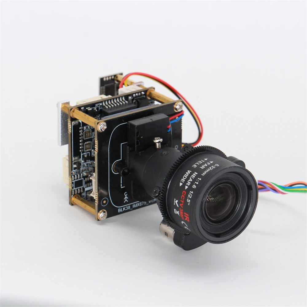

50fps Starvis2 5.0mp 1/2.8" IMX675Support RS485,Auto IRIS Lens 6-22mm Lens Motorized Zoom IP Module Camera SIP-K675A-0622