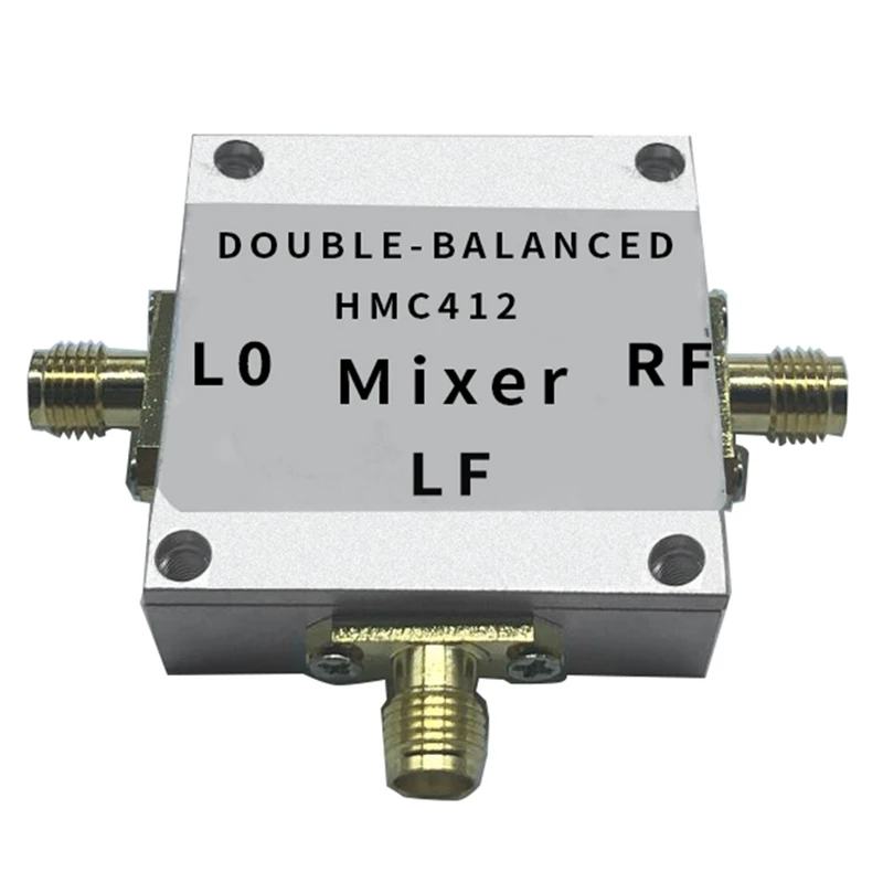 

Passive Dual Balanced Frequency Mixer 8-16GHZ RF Input DC-2.5GHZ Output HMC412 Module