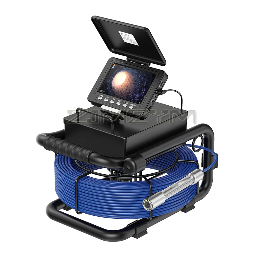 5-inch AHD High-definition 1080P Video Recording Pipeline Endoscope Sewer Detection Camera Diameter 23MM