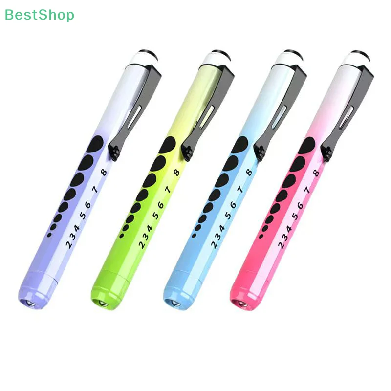 ♥ Linterna médica para oftalmología y ENT, linterna portátil con clip para comprobar la mañana