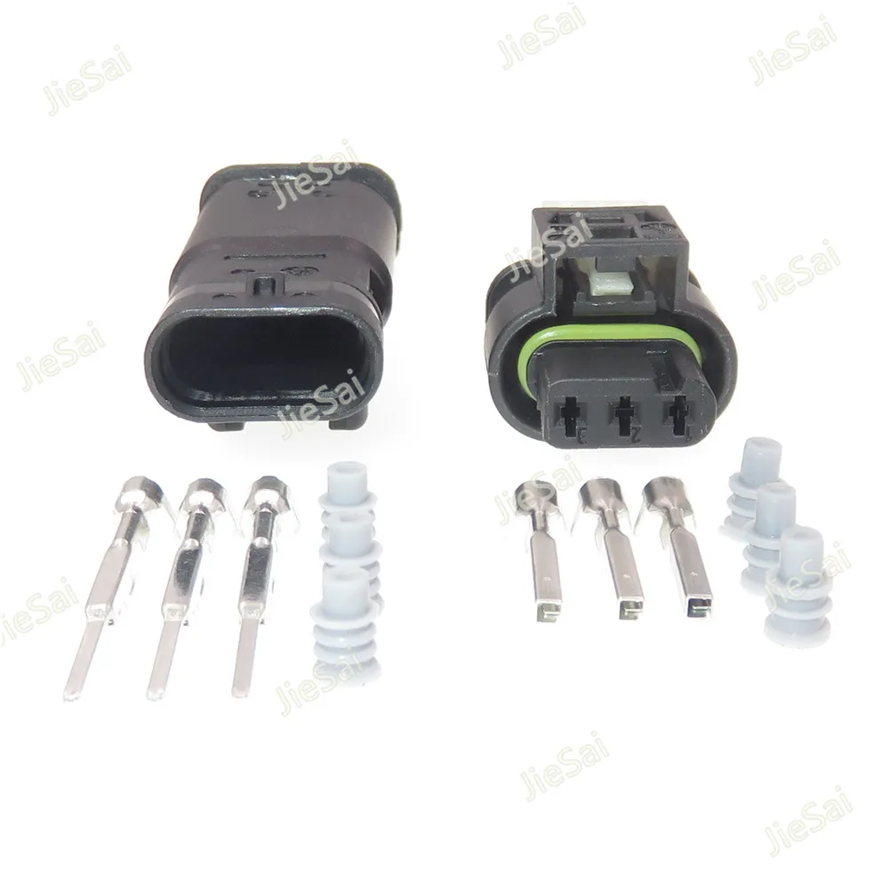3 Pin Car Waterproof Automobile Reversing Radar Plug 805-121-521 7615490-03 A0225452426 For VW Audi