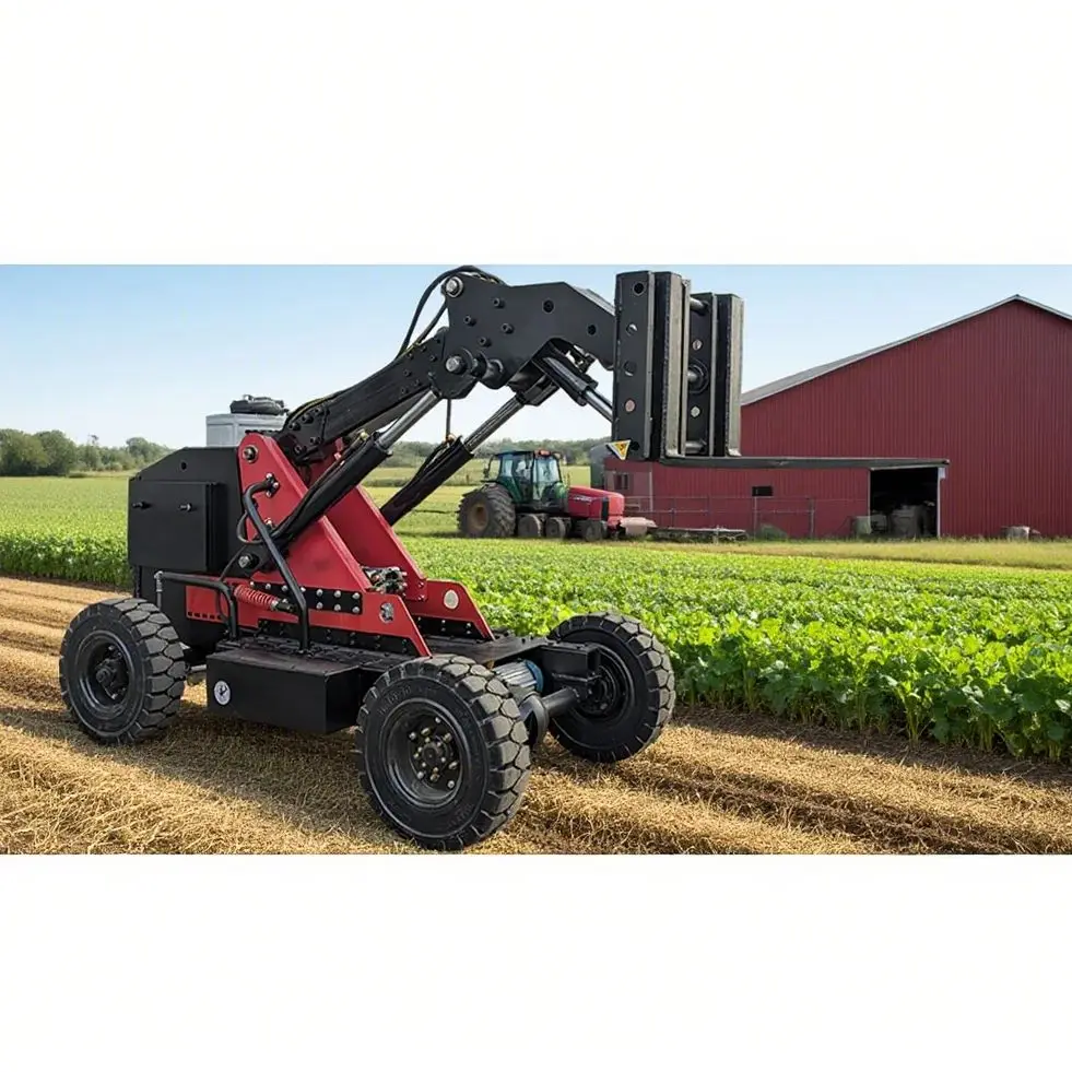 

Fully automatic logo mini off-road forklift customized product hydraulic mini forklift