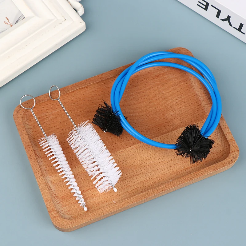 [TL]1 Set Trumpet Maintenance Kit Bendable Grasp Snake Brush Mouthpiece Brush Cornet Cleaning Kit Musical Instrument Accessories