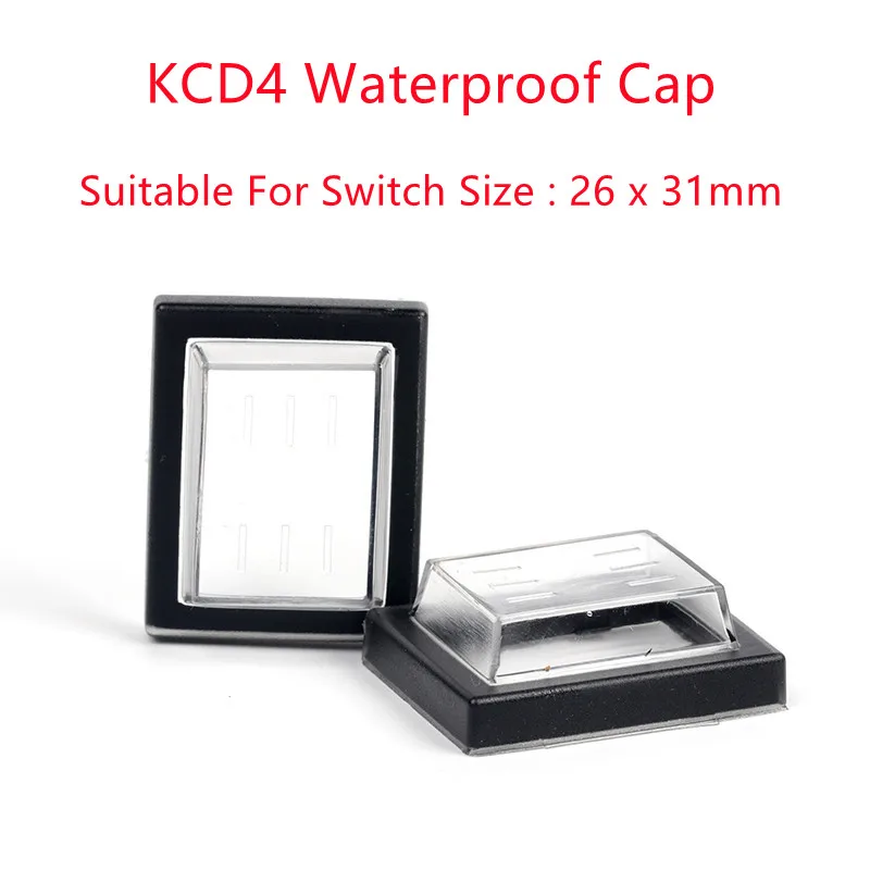 10pcs Rocker switch Transparent dust Cover 21x15/31x26/31x13mm Mini Push Button Switch Waterproof Cap diameter 23mm