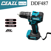 18V CFATL 18V DDF487 Cordless Driver Drill Brushless Electric Impact Screwdriver Rechargeable Power Tool For Makita 18v Battery