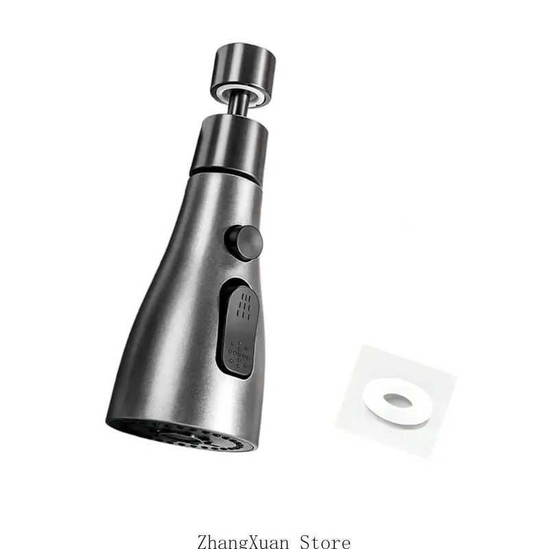 Flexibler Filter-Wasserhahnaufsatz für Küchen- und Badezimmerhahnverlängerung 3XUF – Detail 8