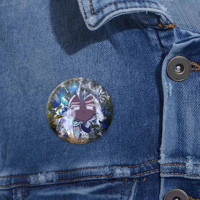 Game CRK Pancake Princess Cookie Button Badges Cartoon Figure Brooch on Backpack Clothes Hat Lapel Pins Jewelry Accessories Gift view 2