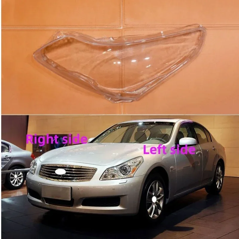 

For Infiniti G35 G37 2007 2008 2009 Car Headlight Shell Headlight cover Headlamp Lens Headlight Glass Auto Shell Cover