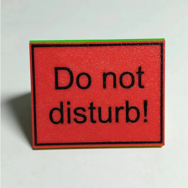 3D Do Not Disturb for Desk 3-Sided Do Not Disturb Desktop Indicator Conference Room Sign College Dorm Decor Desk Accessories