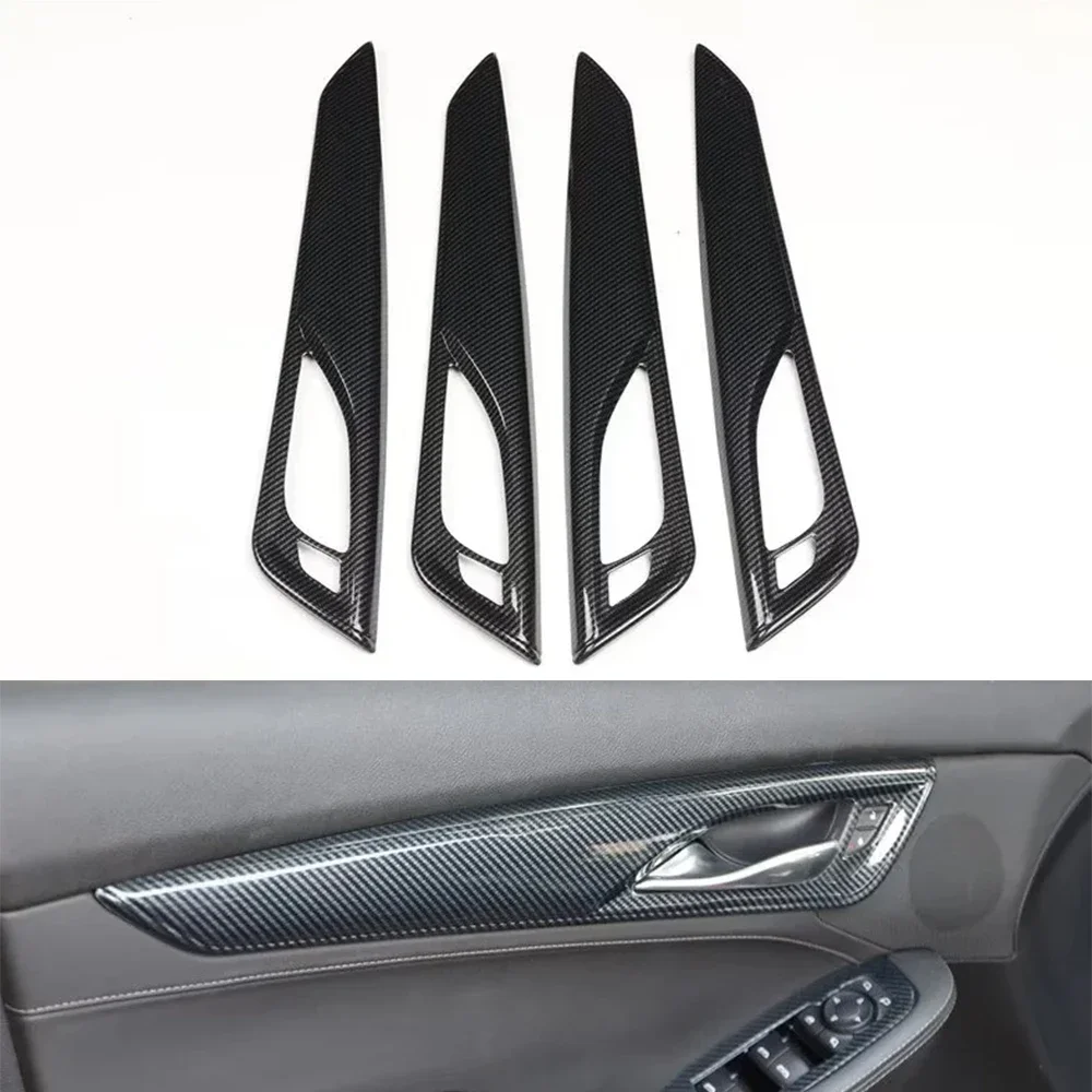 

4Pcs Car Door Panel Interior Handle Cover ABS Plastic Stickers For Cadillac CT5 2020 2021 2022 Auto Styling Accessories