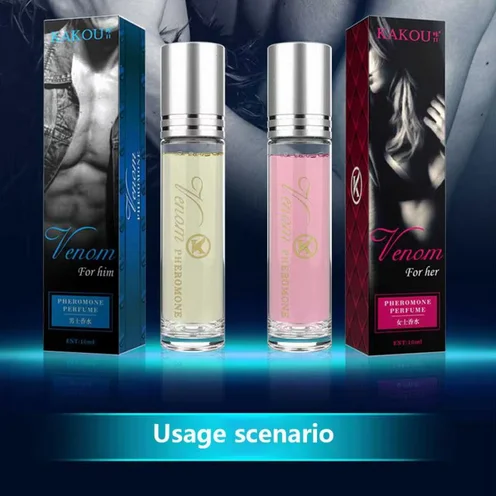 2PCS Perfume For Men Women Ball Perfume Pheromone Essential Oil Perfume Attracts The Opposite Sex Lasting Fragrance Men's Women