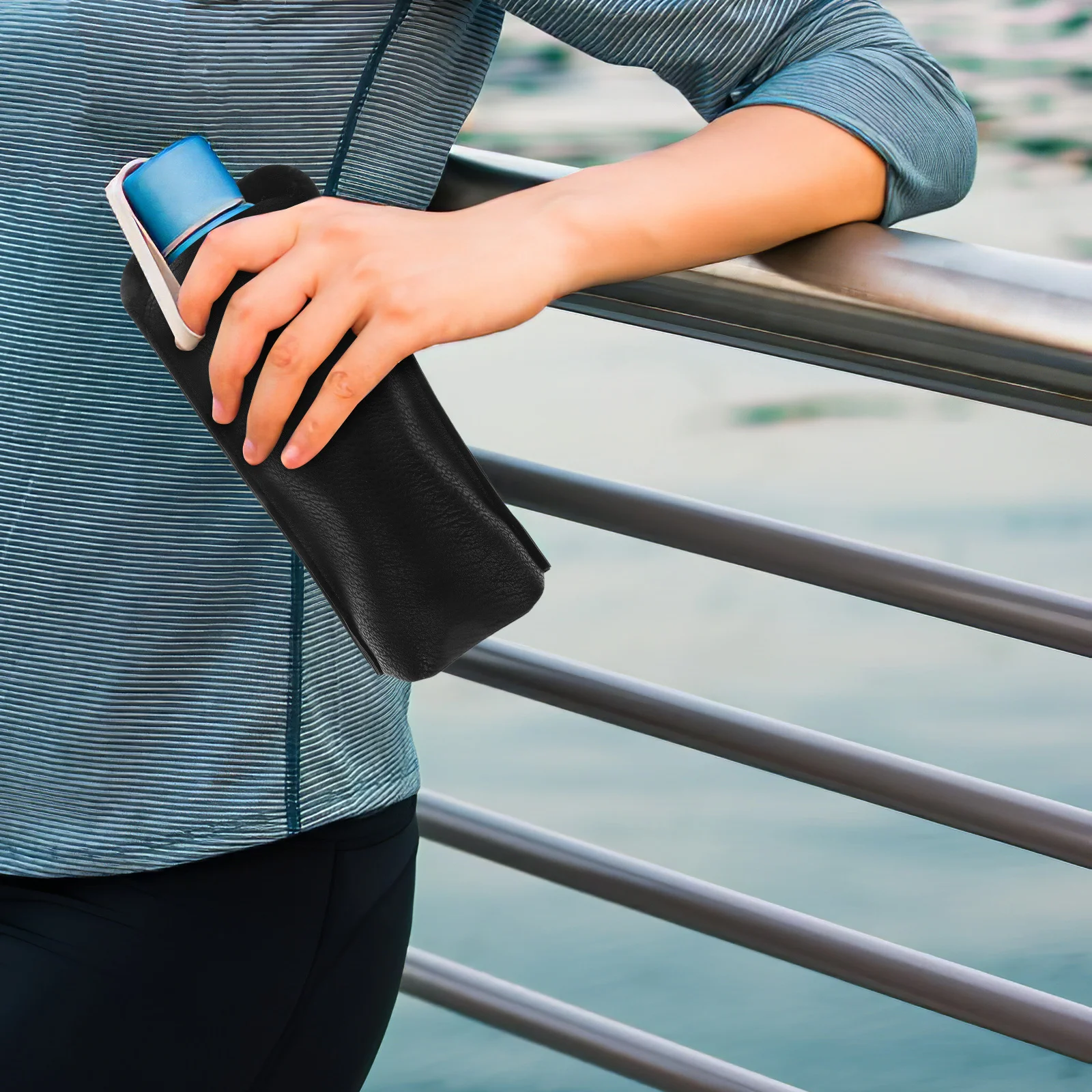 

PU Cup Sleeve 80Mm Diameter Insulated Water Bottle Protector Wear-Resistant Portable Tumbler Cover Anti-Scald Reusable