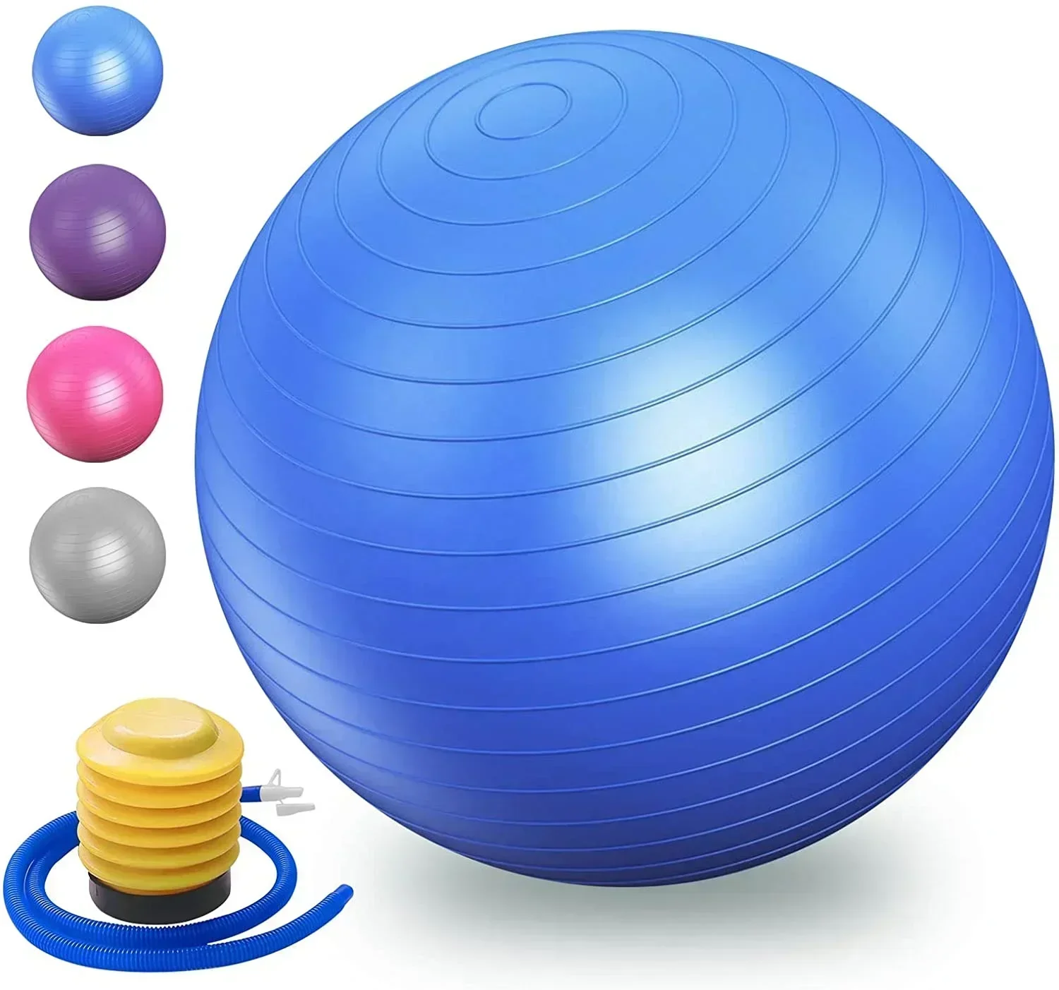 

Workout Pregnancy Stability Home Gym Yoga Ball AntiBurst Swiss Balance Ball Pump Fitness Ball 75cm