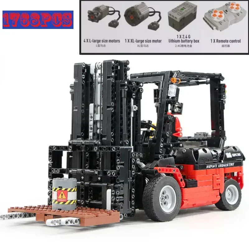 

Custom Forklift High-tech Mk II Building Block Truck 13106MOC-3681 Model Building Set Puzzle Boys and Girls Building Blocks Gift