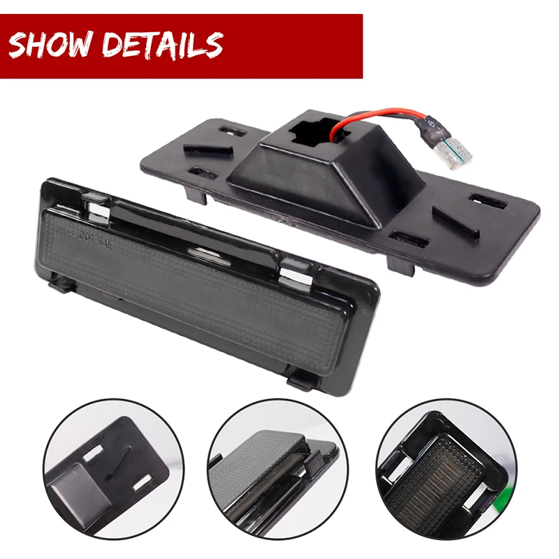 Error Free Amber LED Front Bumper Turn Signal Lights For Chevy Camaro & Pontiac Firebird 1982-1992 Side Marker Indicator Lights