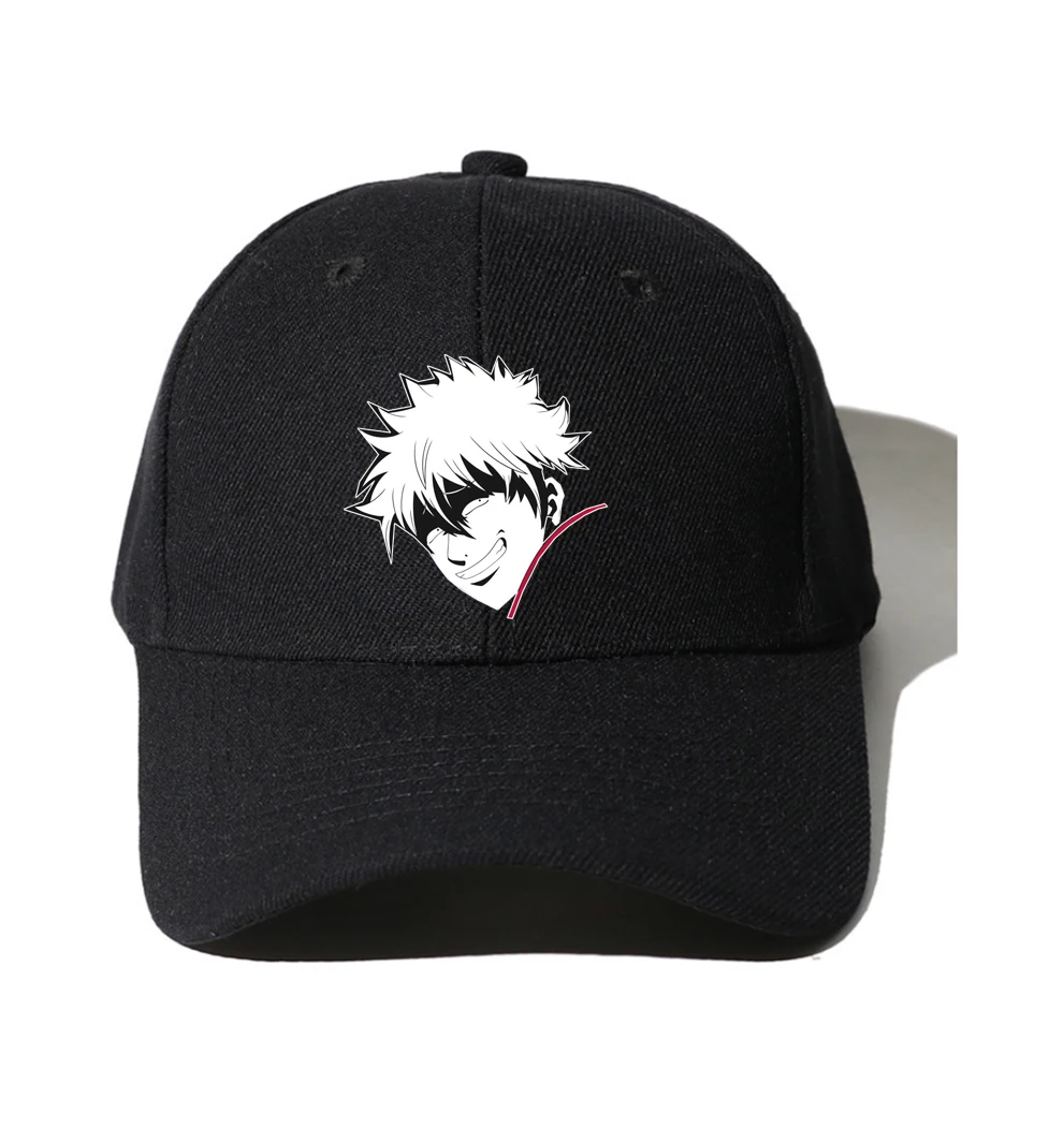 

Teenagers Hip Hop Caps Baseball Cap Spring Autumn Men Snapback Dad Hat Baseball Cap for anime GINTAMA Cartoon Hat