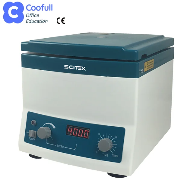 Economical Low Speed Centrifuge 4000 RPM 2325xg Pointer/LED Display Show Speed Model CFG-4AE/CFG-4BE for Centrifuge Tubes