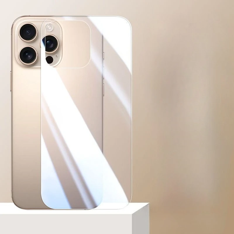 

Задняя крышка из закаленного стекла для iPhone 15 16 Pro Max 16e, прозрачная защитная пленка на весь экран, задняя пленка для Iphone 16 15Pro 16 plus