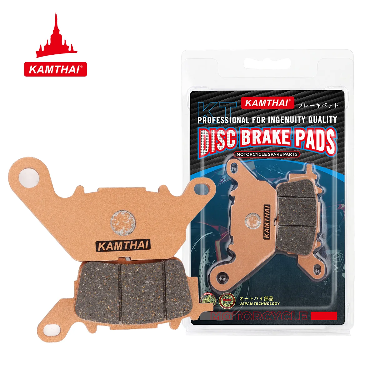 KAMTHAI Motorcycle Front Rear Brake Pads For YAMAHA NMAX 125 GPD125 (2DS1) 2015-2024 / ABS 17-2023 N-MAX NMAX 155 GPD150-A 17-22