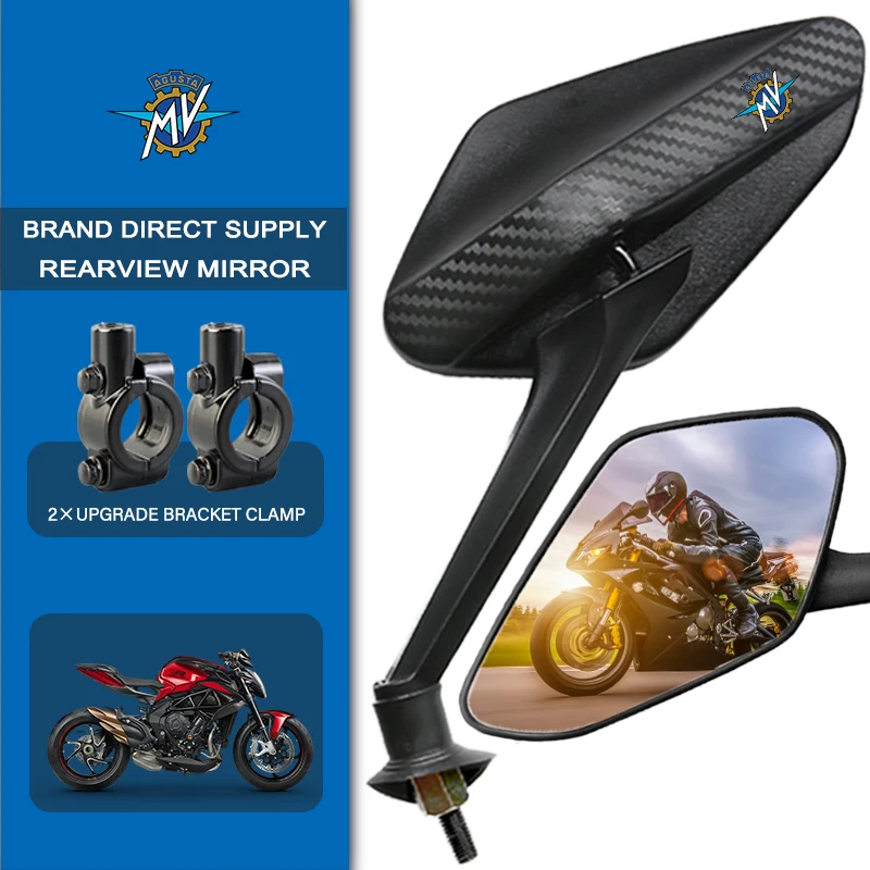 

HD Vision Anti-Glare Motorcycle Mirrors Shockproof material accessories For MV Agusta F3 675 800 Brutale 800 1000 Gift 2025 MV