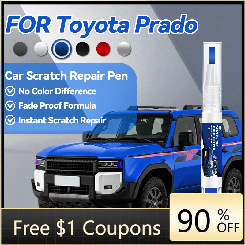 

Tool Car Accessories For Toyota Prado 1996-2025 J120 J250 Paint Repair Pen Touch Up Scratch Remover DIY Auto Accessories Blac