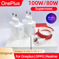 Original Oneplus 13 13R 100W 80W SuperVOOC EU Charger Fast Charging Power Adapter USB C Cable One Plus Ace5 Pro For OPPO Realme