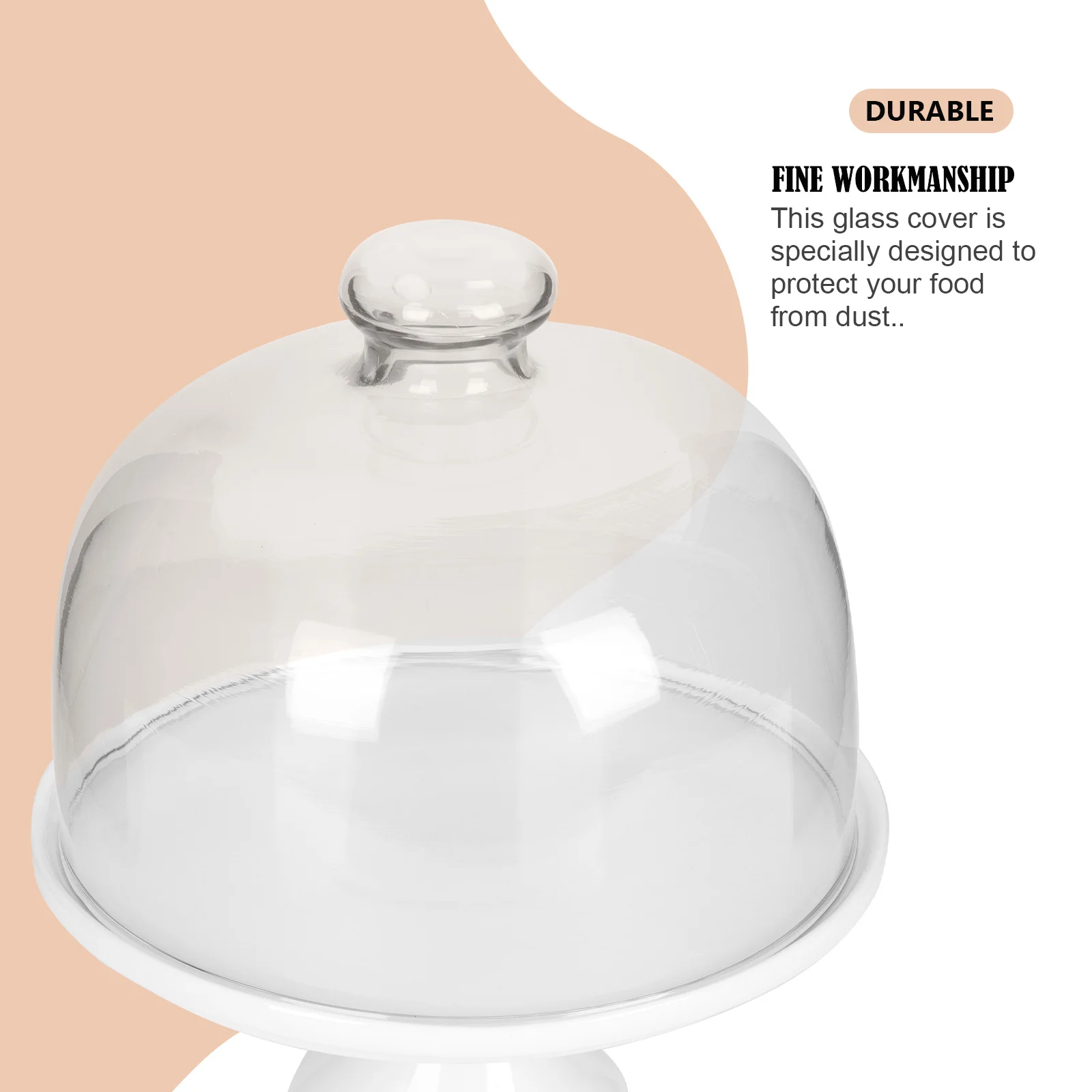 

1Set Wedding Dessert Tray Premium Ceramic High Foot Design Elegant Display Stand for Cake Pastry Fruit Covered Serving Dish