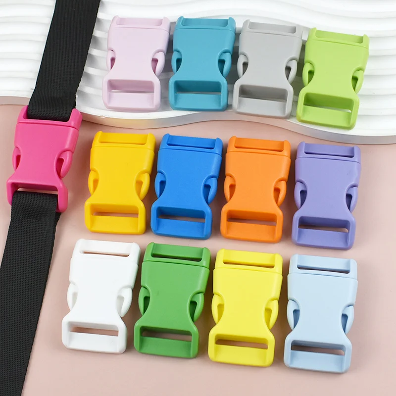 

10/20Pcs Meetee 10-25mm Plastic Buckle for Pet Collar Bag Strap Quick Release Buckles Webbing Adjust Belt Hook Backpack Clasp