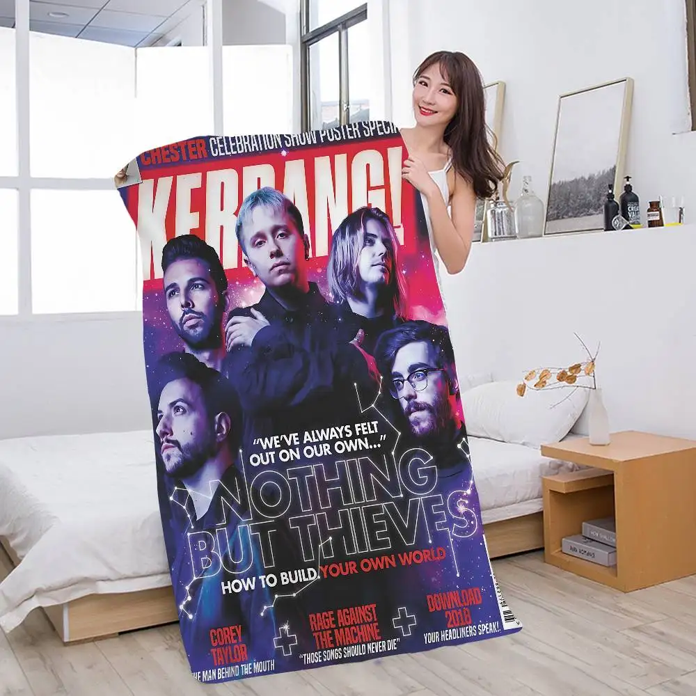 Band N-Nothing but Thieves Microfiber Printed Beach Towel Mountain Climbing Yoga Beach Swimming Running Absorbent Soft Towel