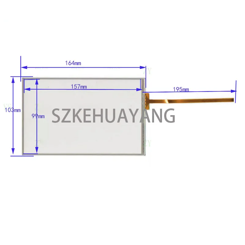

Для сенсорной панели TR4-070F-26, TR4-070F-26N, 164*103 мм, сенсорный датчик, 7-дюймовый тачпад (верхний интерфейс)