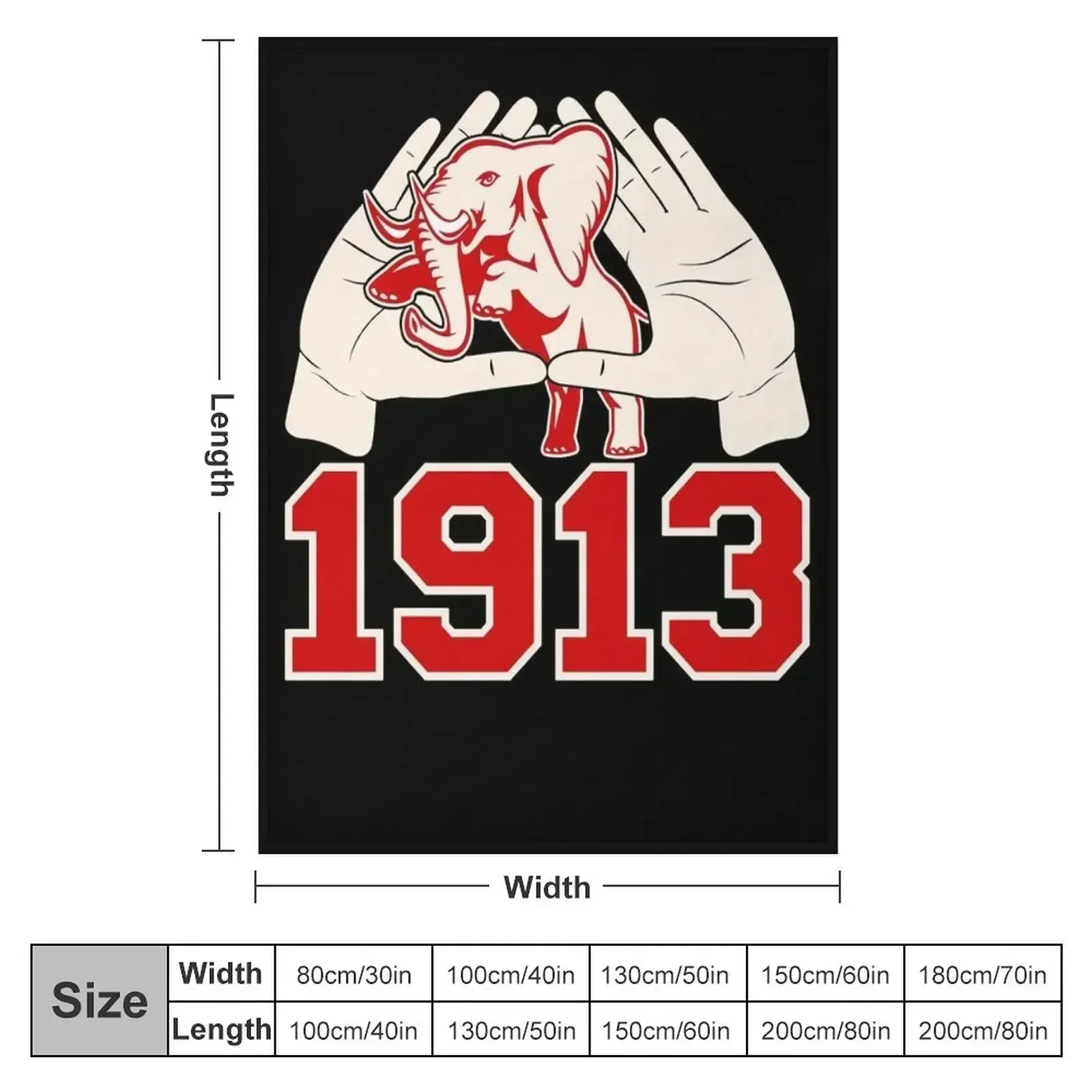 Delta 1913 Sigma Theta For Fans Throw Blanket Decorative Sofas Plaid Thins wednesday Soft Big Blankets