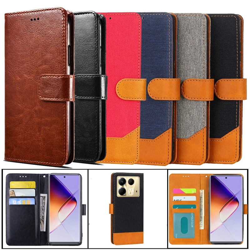 Wallet Case For Infinix Note 40S X6850B Phone Funda For Infinix Note 40 4G X6853 Leather Cover For Infinix Note 40 Pro 4G X6850