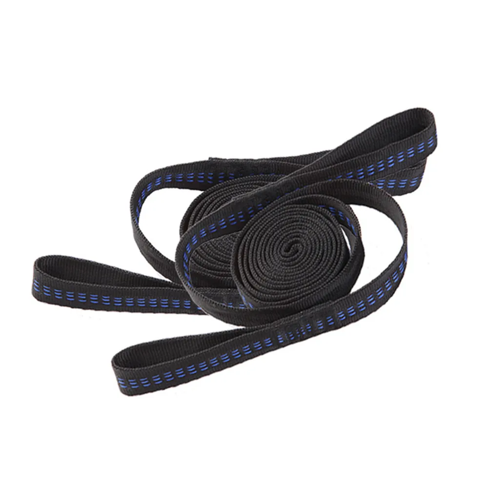 2pcs Hammock Tree Outdoor Hanging Sling Swing Belt Foldable Portable Storage Bag Hanging Strap Durable High Quality