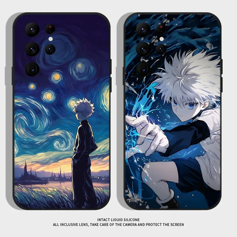 

Hunter X Hunter Killua Phone Case For Samsung S24,S22 Ultra,S20,S30 plus,S22 plus,S23,S30 ultra 5G Silicone Cover