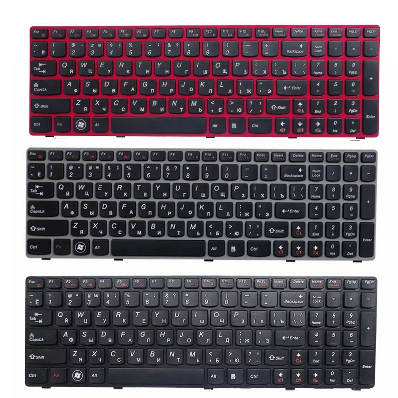 Rosja nowa klawiatura do lenovo G580 Z580A G585 Z585 G590 Z580 RU klawiaturze laptopa