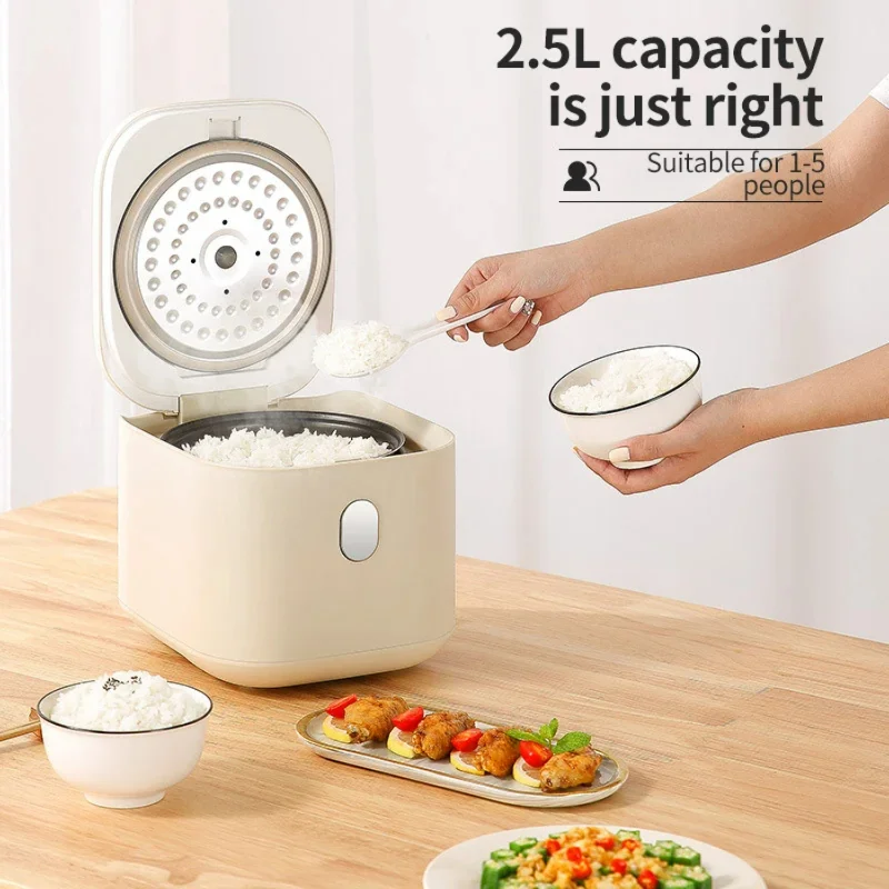 Fornello di riso antiaderente multifunzionale intelligente di grande capacità 220V 400W 2.5L menu inglese