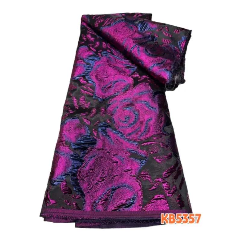 

Элитные ткани для одежды: органза, африканское кружево, коричневый дамаст 2026, брокат, свадебное кружево для платьев KB5357