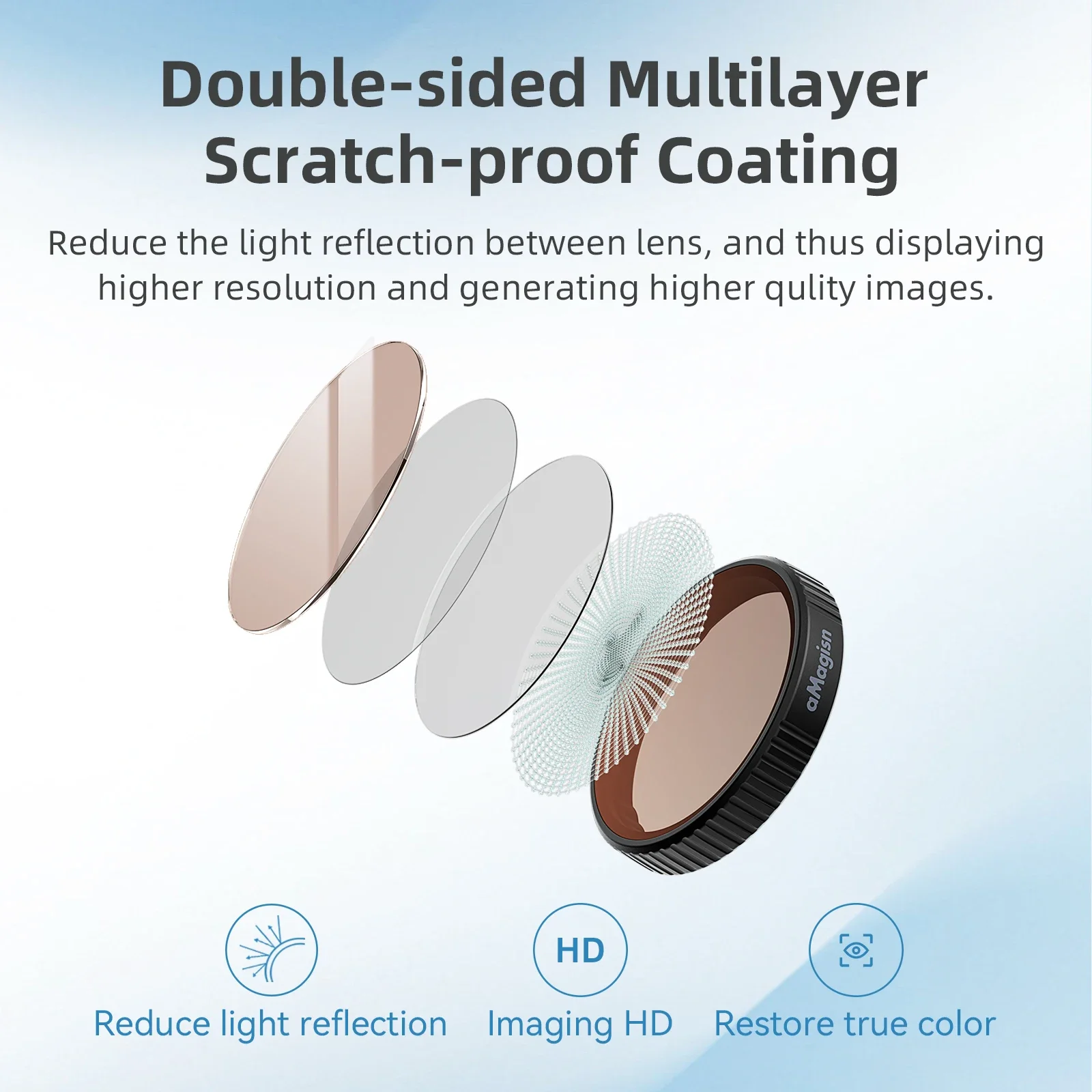 Conjunto de filtros de lente para dji osmo action 5 pro/action 4/3 filtro de câmera uv cpl nd8/16/32/64 acessórios de filtros polarizadores de vidro óptico