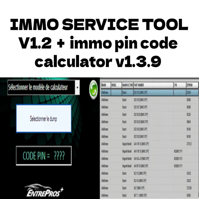 2026 hot sell, MMO SERVICE TOOL V1.2 + immo pin code calculator v1.3.9 2in1 Automotive diagnostic equipment software+ unlimited