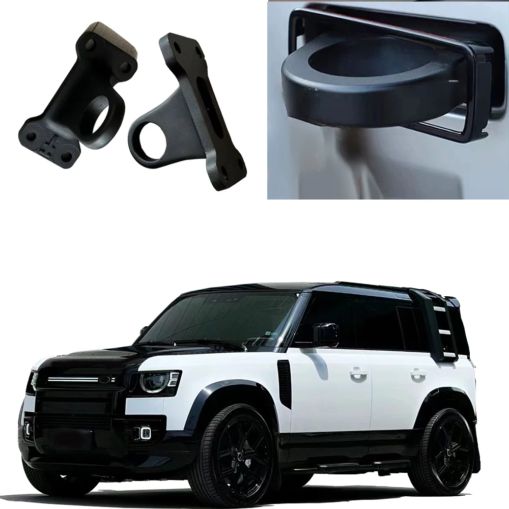 

2pcs black Heavy Duty Trailer Hitch Tow Hook Fits for Land Rover Defender 2020-2024 4D 110