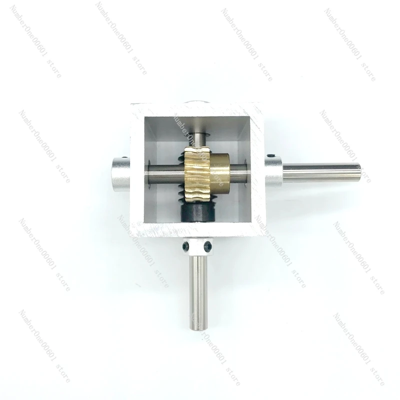 

Worm Gear Reducer Small Gearbox 90 Degree Right Angle Reversing Gearbox 1 To 10 1 To 20 Angle Gear