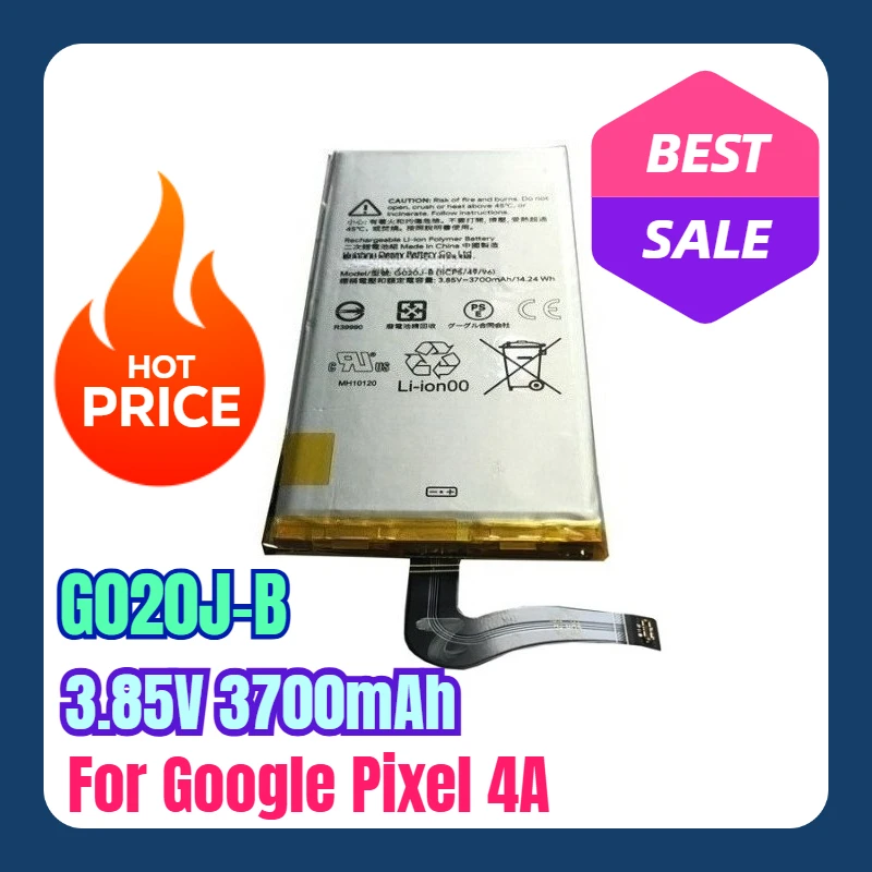 

3.85V 3700mAh Mobile Phone Batteries G020J-B for Google Pixel 4A
