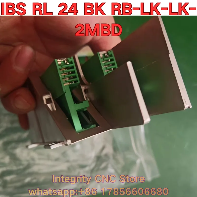 Second-hand IBS RL 24 BK RB-LK-LK-2MBD PLC module function test is normal 2731597