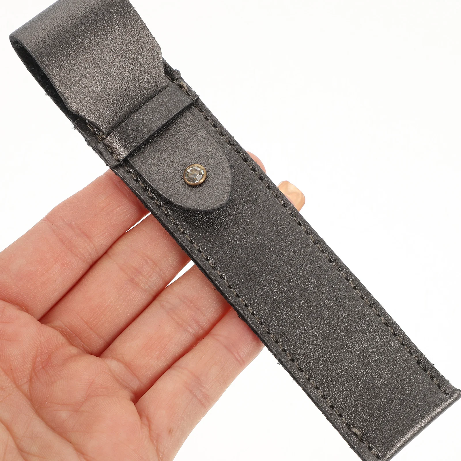 

3Pcs Eyelash Extension Tweezers Bag Lightweight Portable Pouch with Snap Button for Safe Storage and Daily Use Holder