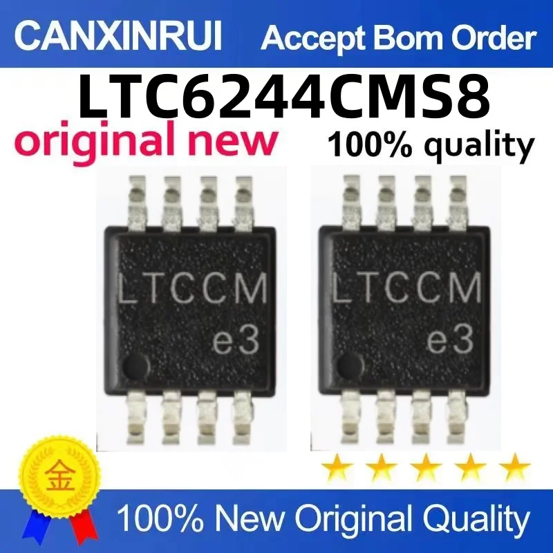 LTC6244CMS8 Silk screen LTCCM MSOP8 pin SMD IC precision operational amplifier chip