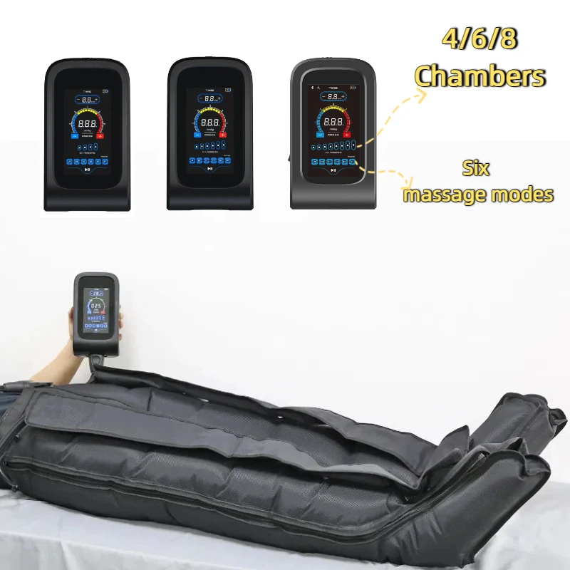Air Compression Recovery Boots Lymphatic Drainage Leg Massager For Athlete Muscle Soreness Relief