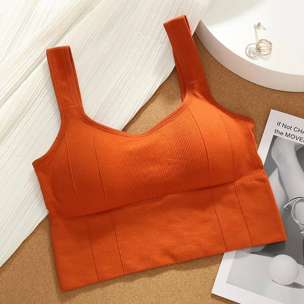 Sports Bra Anti-Sweat Fitness Top Women Seamless Yoga Bra Shockproof Crop Top Push Up Sport Bra Gym Workout Top image 6